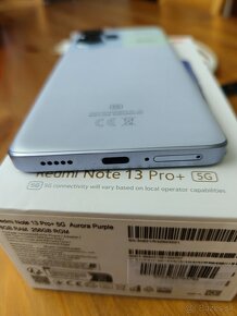 Xiaomi Redmi Note 13 Pro+ 5G 8 GB/256 GB fialový v záruke - 5