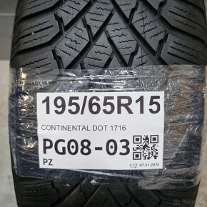 Zimné pneumatiky 195/65 R15 CONTINENTAL DOT1716 - 5