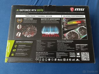 Msi Nvidia Geforce Rtx 2070 Gaming Z 8GB - 5