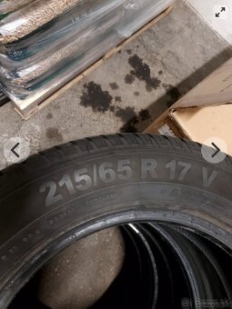 Predám letne pneu 4ks 215/65 r17 V - 5