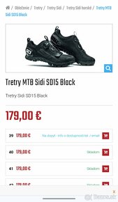 MTB tretry SIDI Sd15 velkost 43 + kufre Shimano - 5