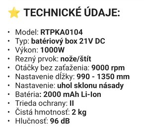 Vyžínač RED technic - 5