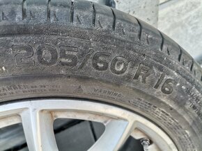 Alu disky 5X112 R16 BMW + 205/60 R16 letné - 5