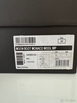 Dámska zimná obuv MOON BOOT WP mud Brown - 5