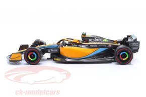 2X MCLAREN MCL36 2022 NORRIS A RICCIARDO SOLIDO 1:18 - 5