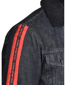 Nová Bunda DOUBLE RED JEANS Fly Jacket Black veľkosť L - 5