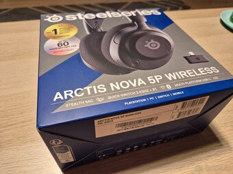 Herní bezdrátová sluchátka Steelseries Arctis Nova 5P - 5