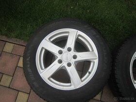 16" AL disky Dezent rozteč 112 so zimnimy pneu 215/60R16 - 5