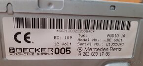 Mercedes W 203 Autoradio Becker - 5