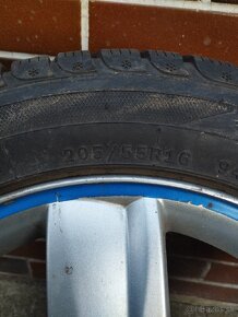 4x100r16 zimné pneumatiky 205/55r16 - 5