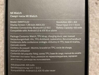 Predám nové hodinky Xiaomi Mi Watch - 5