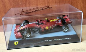 Ferrari Charles Leclerc originální autogram model auta 1:43 - 5