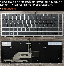 Klávesnice: HP 440 G3/G5 /Envy4 1000/ 14-v000 // 14-BA/ 14-E - 5