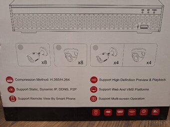 3 kamerovy set Monitorrs Security Full HD/ 2 Mpix - 5