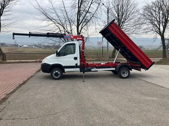 Iveco daily 35C15 3 stranný sklapač s hydraulickou rukou 2t - 5