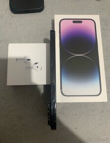 iPhone 14 Pro max + AirPods 4 ANC+ air tag+ originál krity - 5