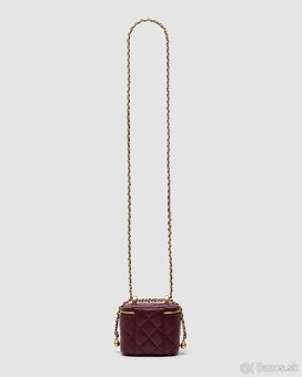 Kabelka Chanel Classic Burgundy Lambskin - 5