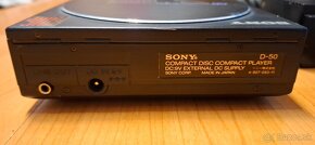 Predám raritný vintage discman Sony D-50 - 5