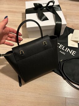 Celine micro belt bag s balením - čierna (CE2) - 5