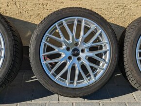 5x112 R18 original Audi disky + zimne gumy - 5