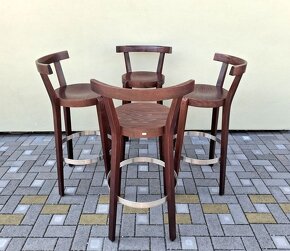 Barové židle TON PUNTON 4ks - 5