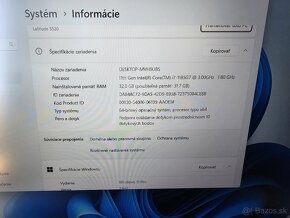 DELL LATITUDE 5520 i7 - 11gen / 32GB RAM / 512 SSD / TOUCH - 5