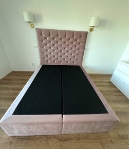 BOXSPRING posteľ model Lazio Extra 160x200cm, Matrachello - 5