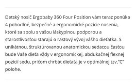 Detský nosič ergobaby 360 - 5