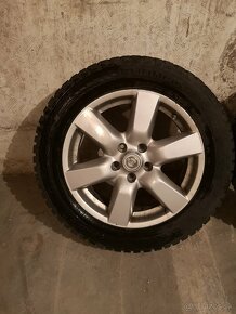 Nissan 5x114,3 R17, zimné pneu 215/60 R17, TPMS - 5