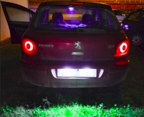 LED osvetlenie SPZ EVC značky Peugeot Citroen - 5