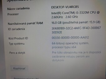 predám Fujitsu Lifebook a512 , Intel® Core™i5 ,16gb ram ,ssd - 5