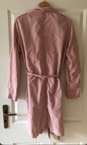 ————--Ružový plášť/trenčkot Vero Moda M/38, 5 E——— - 5