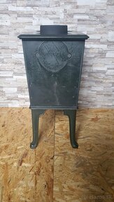 Liatinové kachle Jotul F 600 N zelený smalt - 5