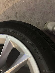 Zimné pneumatiky +disky Continental 205/55 R16 91 h ms - 5