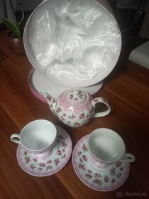 Vintage Veroni 2 tea cups and 1 teapot with gift box - 5