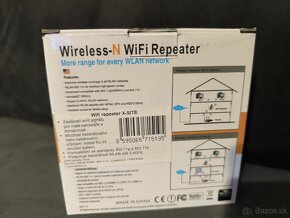 Zosilňovač signálu Wi-Fi Repeater 300Mb/s - 5