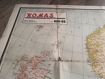 obrovská mapa Európy z roku 1940 Slovenský štát - 5