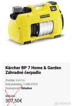 Kärcher BP 7 Home & Garden čerpadlo - 5