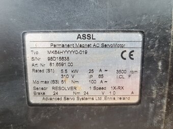 ASSL servomotor s permanentným magnetom - 5