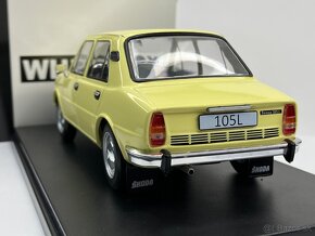 ŠKODA 105L - svetlo žltá - 1/24 - WHITEBOX - 5