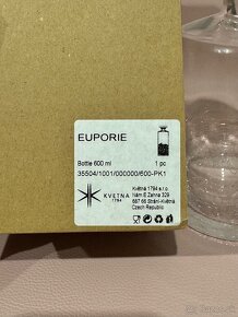 Kryštálová karafa “Euporie” 600 ml Květná CZ - 5