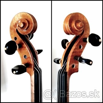 husle 4/4 model Stradivari ( gold-orange oil) - 5