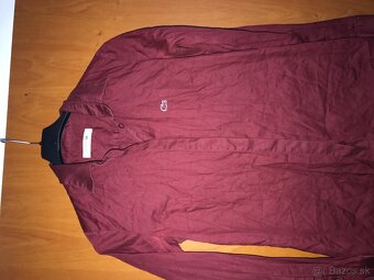 LACOSTE originál bordo damska bluzka S - 5