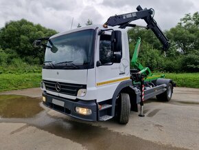 Mercedes Atego 1218 nosič kontajnerov s hydraulickou rukou - 5