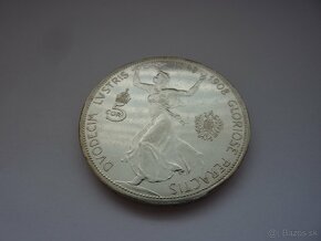 R-U Jubilejná 5 koruna 1908 v krásnom zbierkovom stave - 5