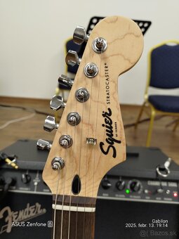 NOVÝ SQUIER SONIC STRATOCASTER HT- TORINO RED - 5