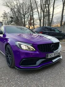 přední podspoiler mercedes c63/c63s - 5