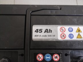 Predám autobatériu AK Power 45Ah 12V - 5