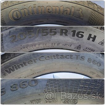 5x112 Originál Mercedes Benz + 205 55 R16 Zimné - 5