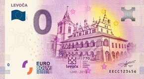 0 euro bankovka / 0 € souvenir - 2019,2018 - 5